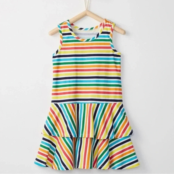 Hanna Andersson Other - Hanna Andersson Rainbow Tiered Tank Dress Girls Size 12